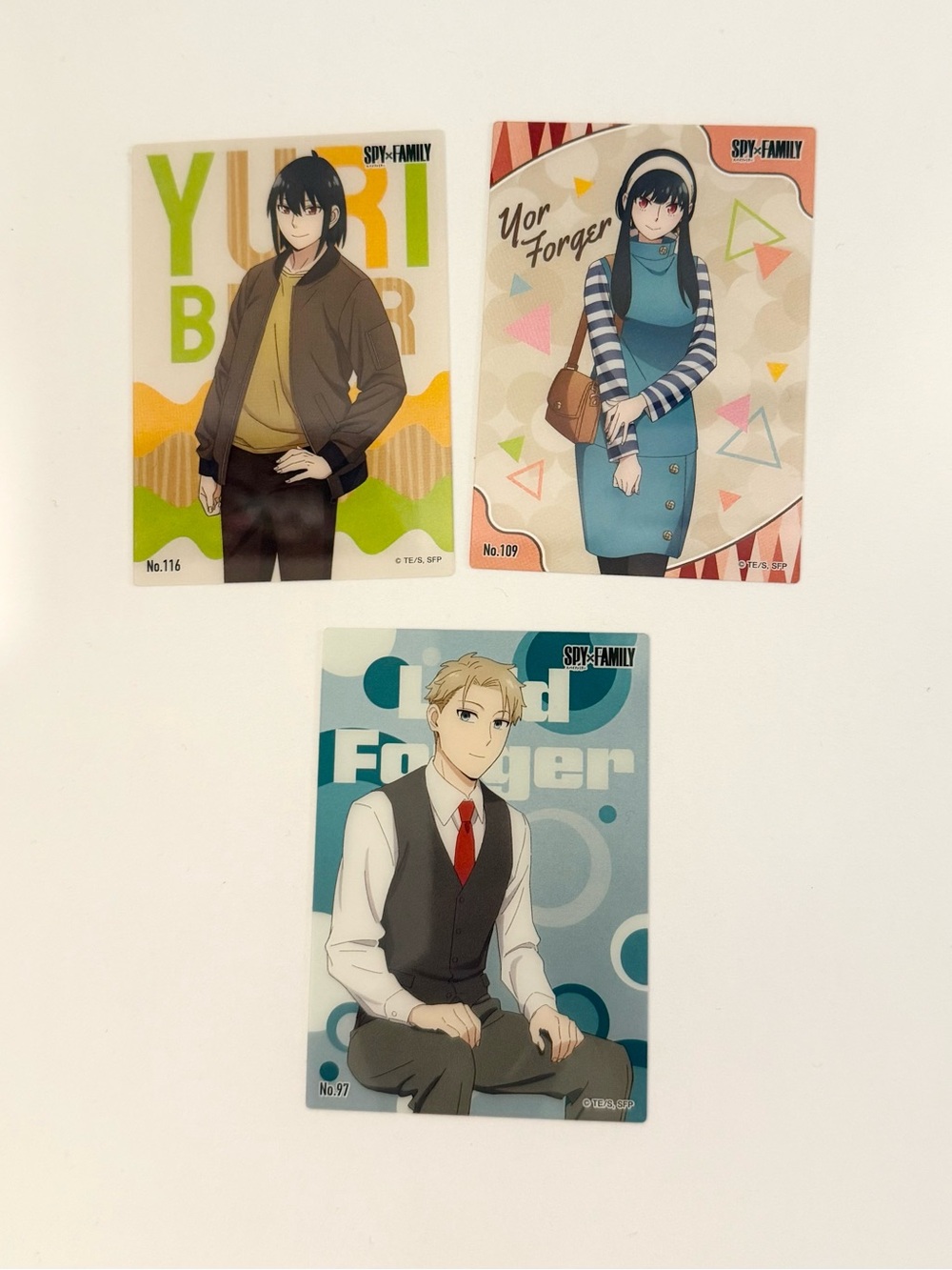 Anime official collectible spyxfamily cards set